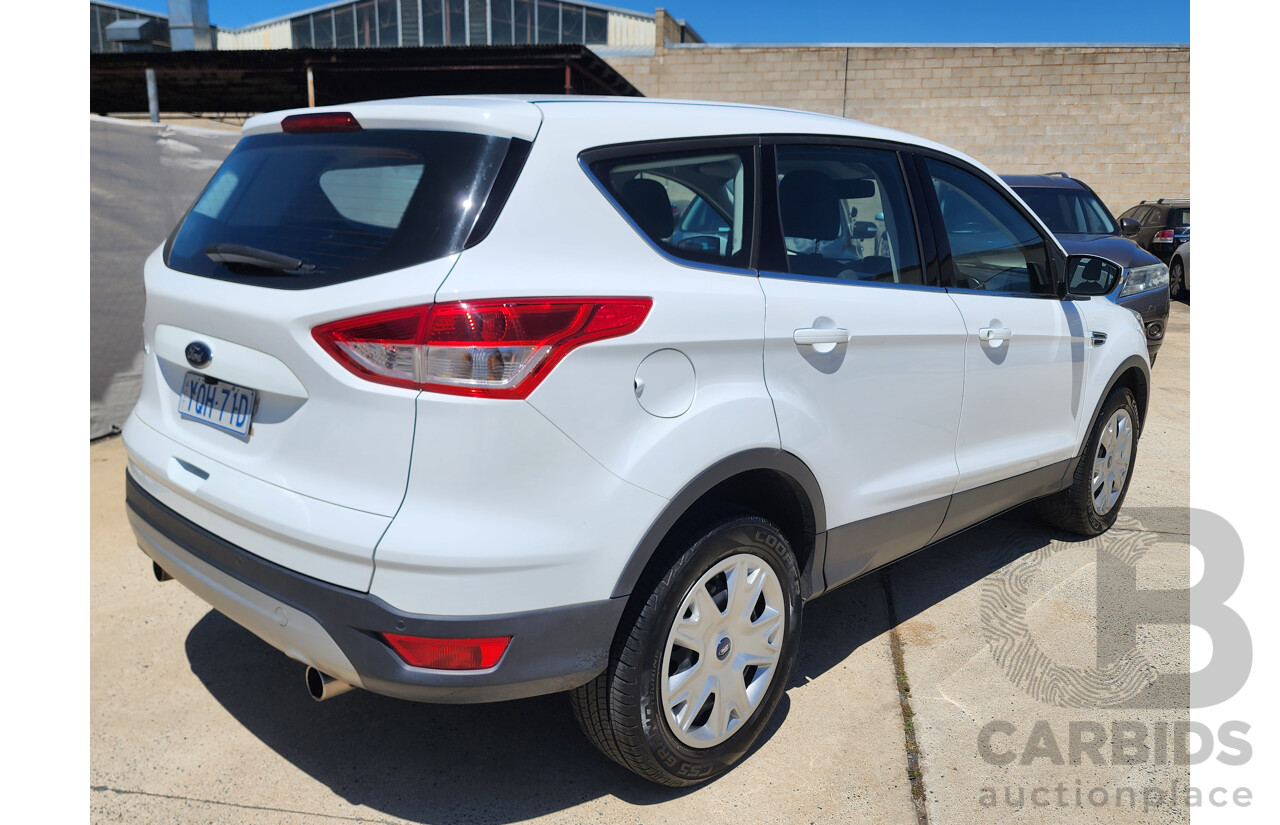 4/2015 Ford Kuga Ambiente (fwd) TF MK 2 4d Wagon White 1.5L