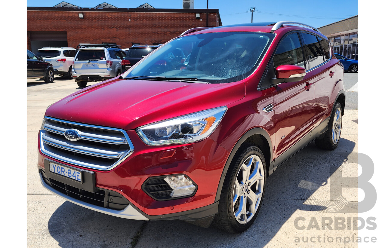 2/2017 Ford Escape Titanium AWD ZG 4d Wagon Red Turbo 2.0L