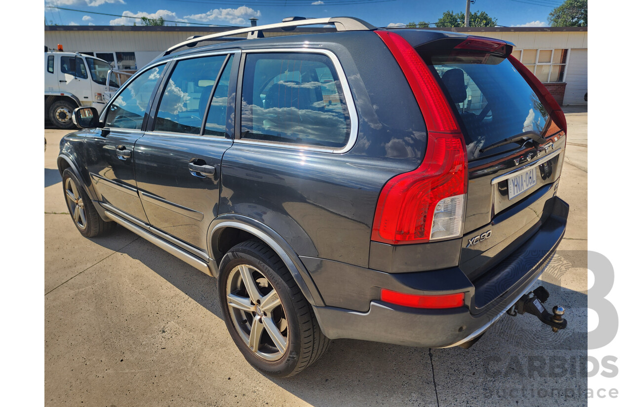 1/2012 Volvo Xc90 D5 R-Design MY12 4d Wagon Grey 2.4L