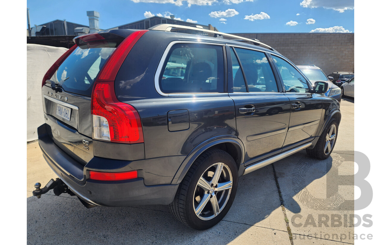 1/2012 Volvo Xc90 D5 R-Design MY12 4d Wagon Grey 2.4L
