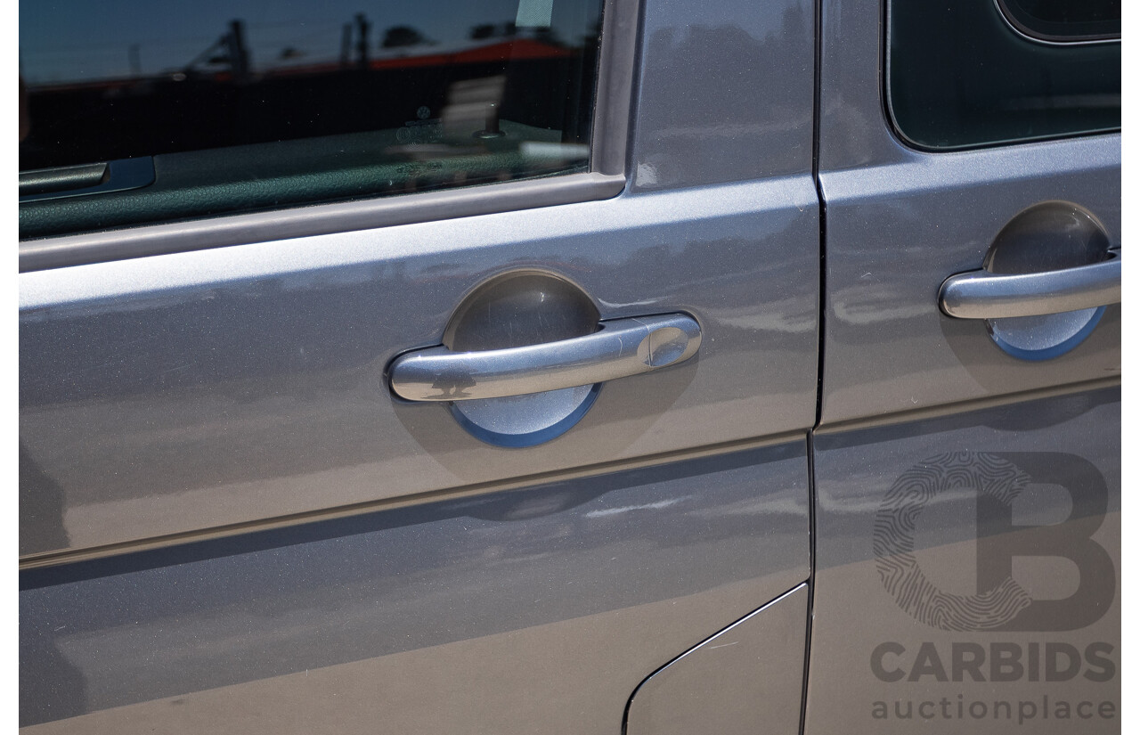 1/2016 Volkswagen Multivan Comfortline TDI340 T6 MY16 4D Wagon Idium Grey Metallic Turbo Diesel 2.0L - 7 Seater