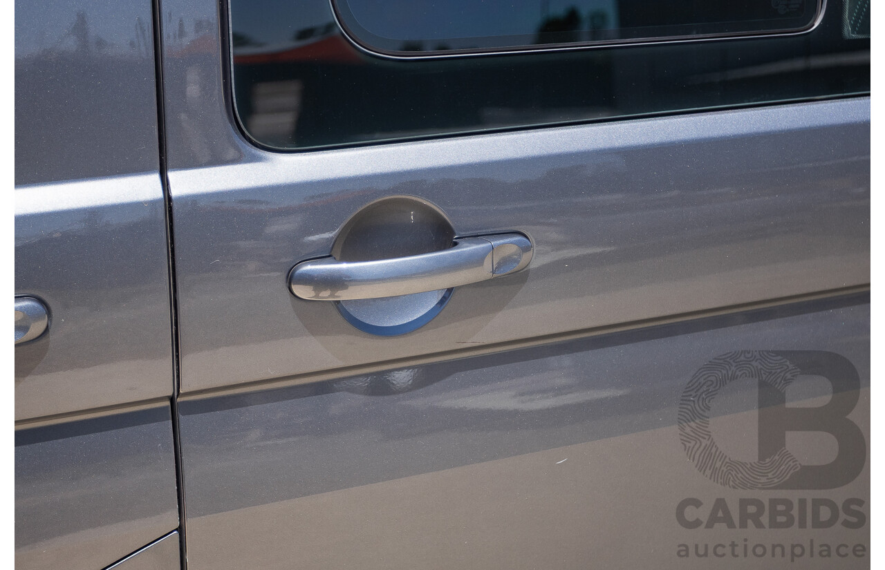 1/2016 Volkswagen Multivan Comfortline TDI340 T6 MY16 4D Wagon Idium Grey Metallic Turbo Diesel 2.0L - 7 Seater