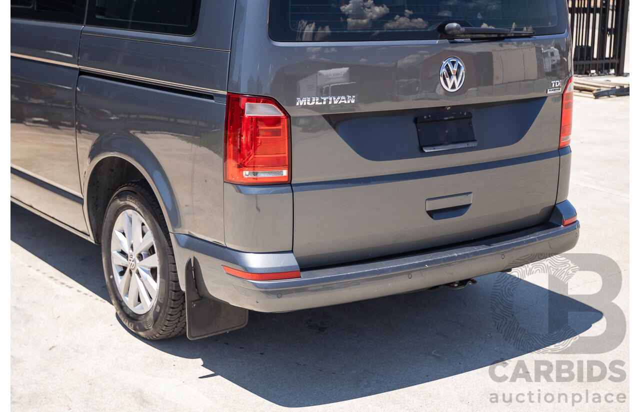 1/2016 Volkswagen Multivan Comfortline TDI340 T6 MY16 4D Wagon Idium Grey Metallic Turbo Diesel 2.0L - 7 Seater