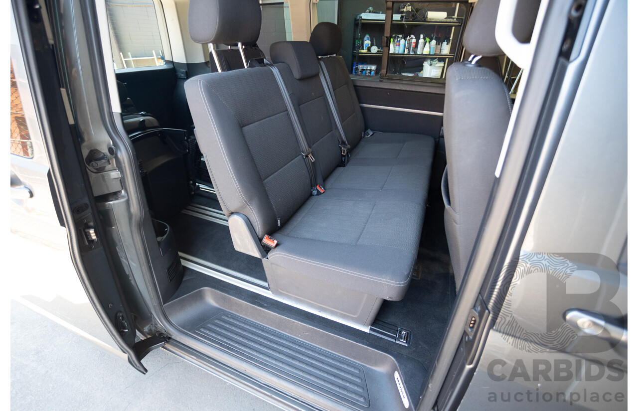 1/2016 Volkswagen Multivan Comfortline TDI340 T6 MY16 4D Wagon Idium Grey Metallic Turbo Diesel 2.0L - 7 Seater