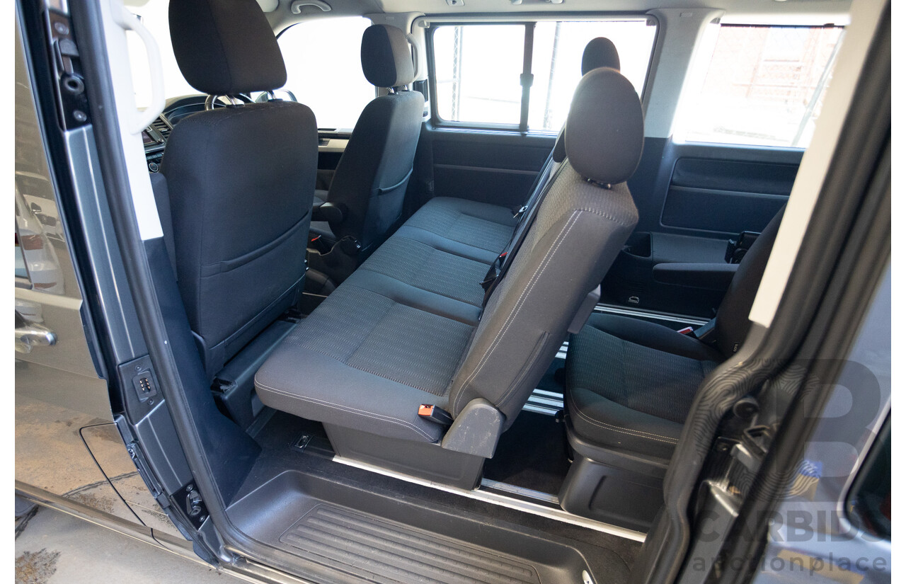 1/2016 Volkswagen Multivan Comfortline TDI340 T6 MY16 4D Wagon Idium Grey Metallic Turbo Diesel 2.0L - 7 Seater