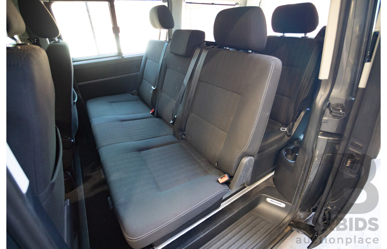 1/2016 Volkswagen Multivan Comfortline TDI340 T6 MY16 4D Wagon Idium Grey Metallic Turbo Diesel 2.0L - 7 Seater