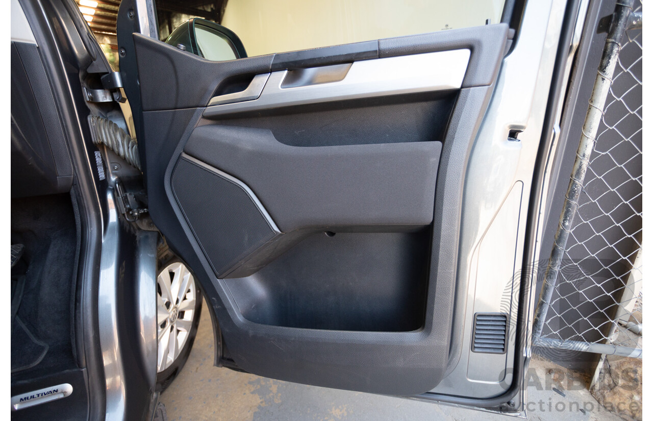 1/2016 Volkswagen Multivan Comfortline TDI340 T6 MY16 4D Wagon Idium Grey Metallic Turbo Diesel 2.0L - 7 Seater