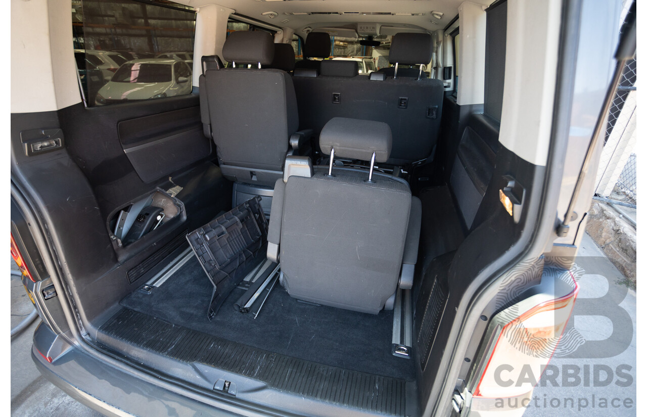 1/2016 Volkswagen Multivan Comfortline TDI340 T6 MY16 4D Wagon Idium Grey Metallic Turbo Diesel 2.0L - 7 Seater