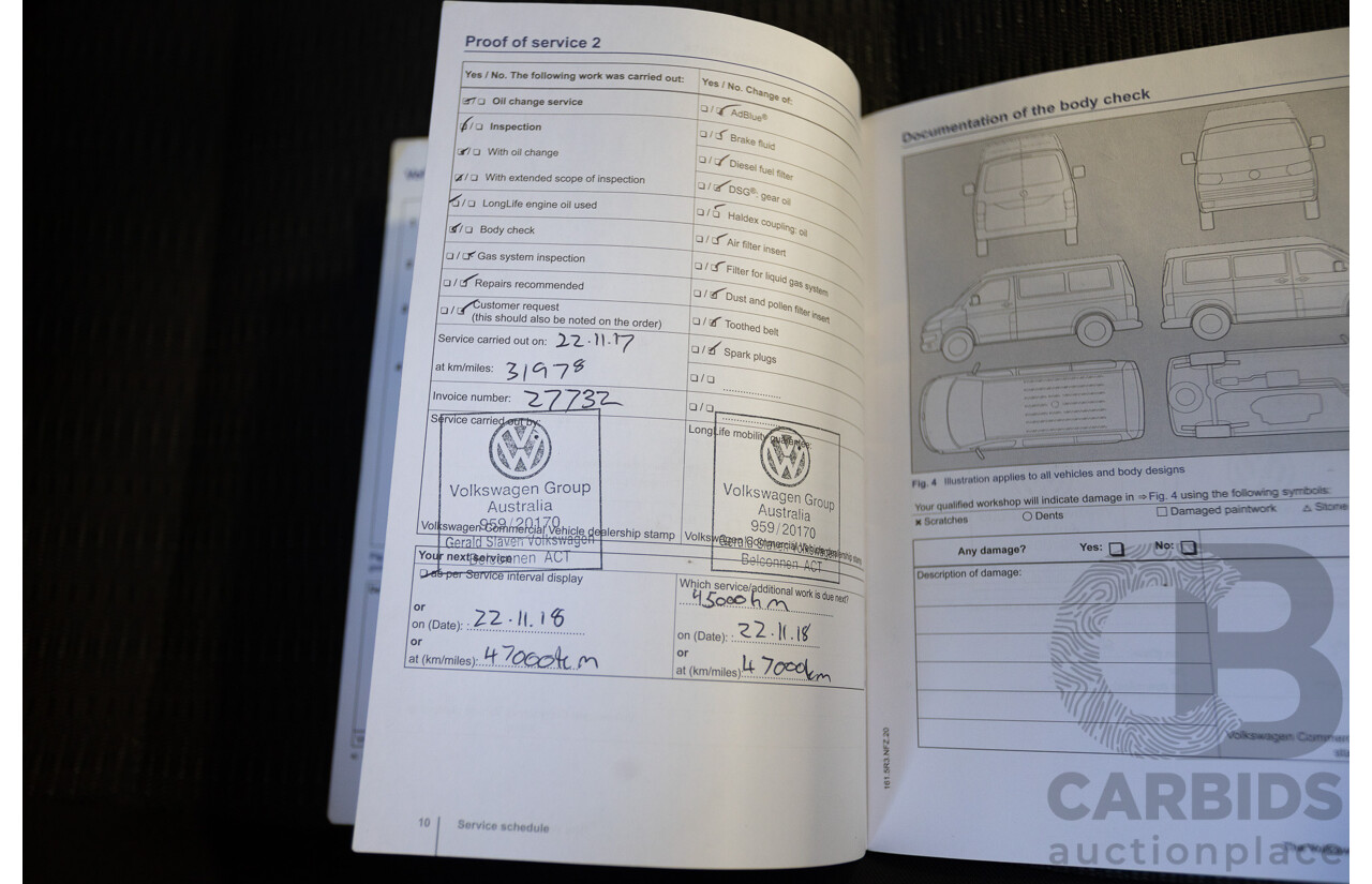 1/2016 Volkswagen Multivan Comfortline TDI340 T6 MY16 4D Wagon Idium Grey Metallic Turbo Diesel 2.0L - 7 Seater