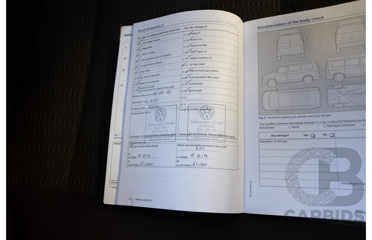 1/2016 Volkswagen Multivan Comfortline TDI340 T6 MY16 4D Wagon Idium Grey Metallic Turbo Diesel 2.0L - 7 Seater