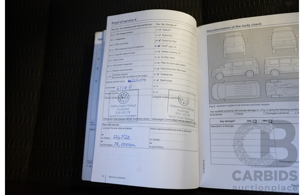 1/2016 Volkswagen Multivan Comfortline TDI340 T6 MY16 4D Wagon Idium Grey Metallic Turbo Diesel 2.0L - 7 Seater