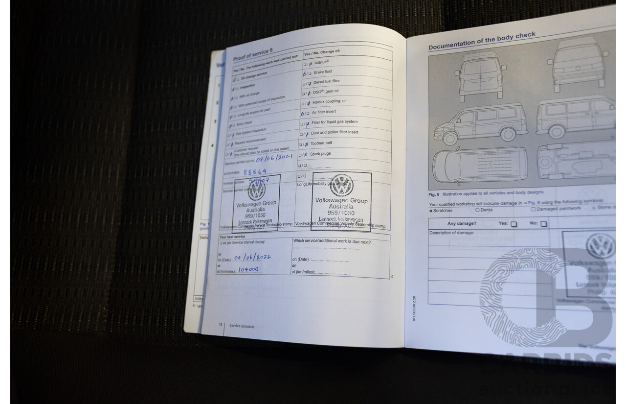 1/2016 Volkswagen Multivan Comfortline TDI340 T6 MY16 4D Wagon Idium Grey Metallic Turbo Diesel 2.0L - 7 Seater