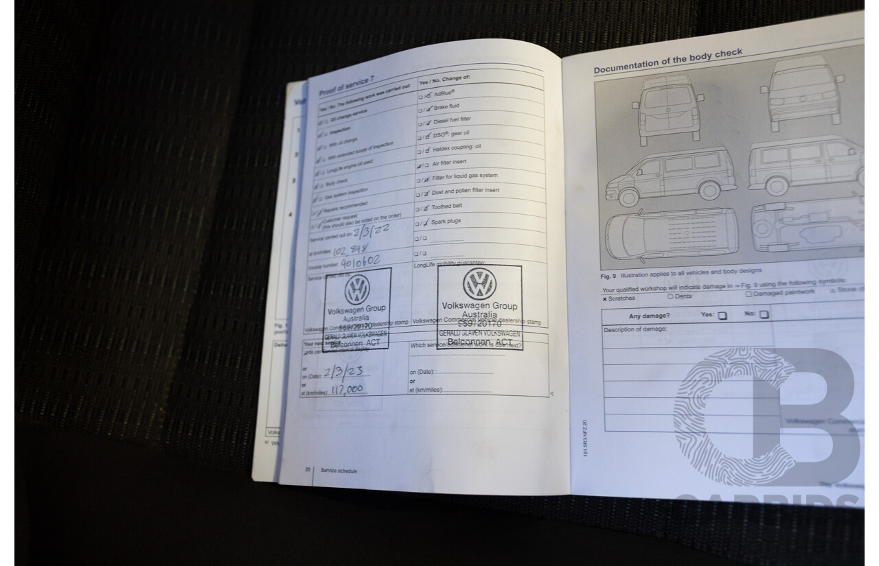 1/2016 Volkswagen Multivan Comfortline TDI340 T6 MY16 4D Wagon Idium Grey Metallic Turbo Diesel 2.0L - 7 Seater