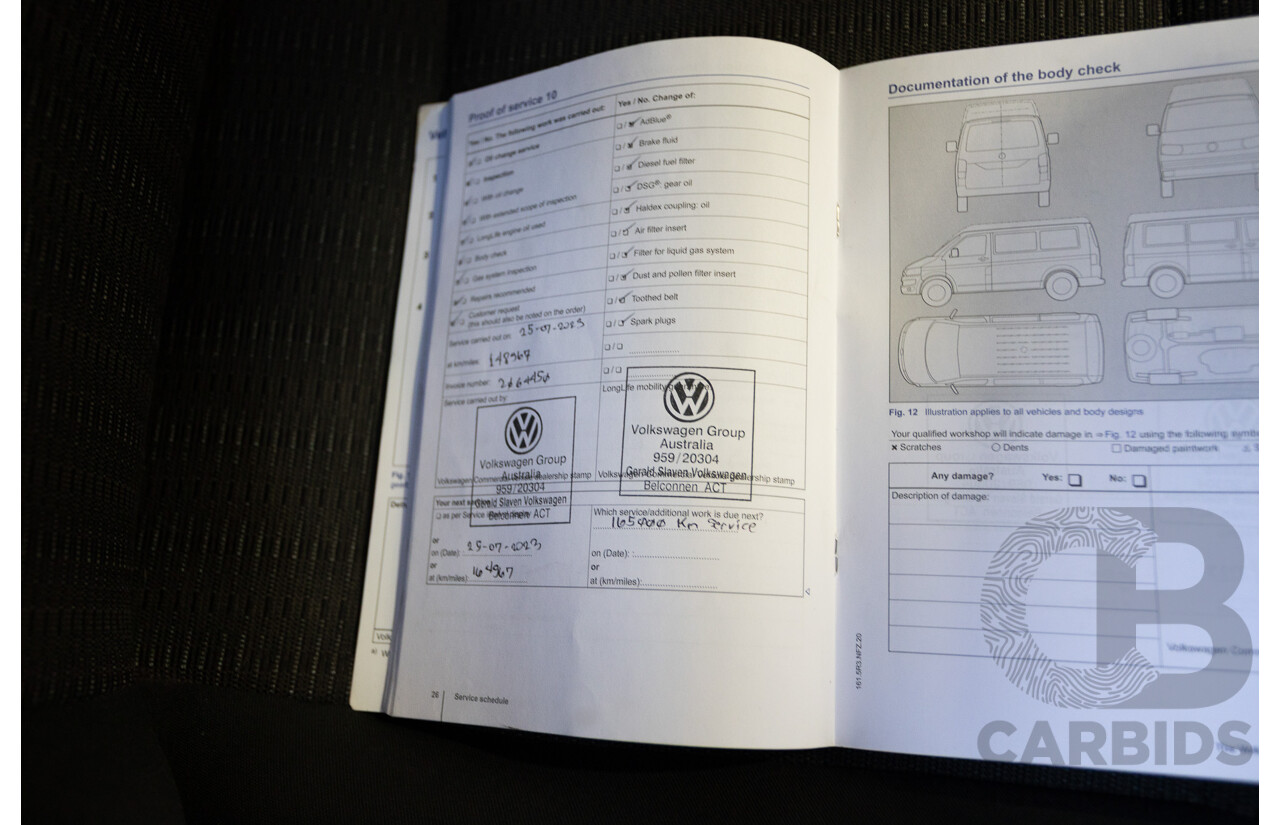 1/2016 Volkswagen Multivan Comfortline TDI340 T6 MY16 4D Wagon Idium Grey Metallic Turbo Diesel 2.0L - 7 Seater