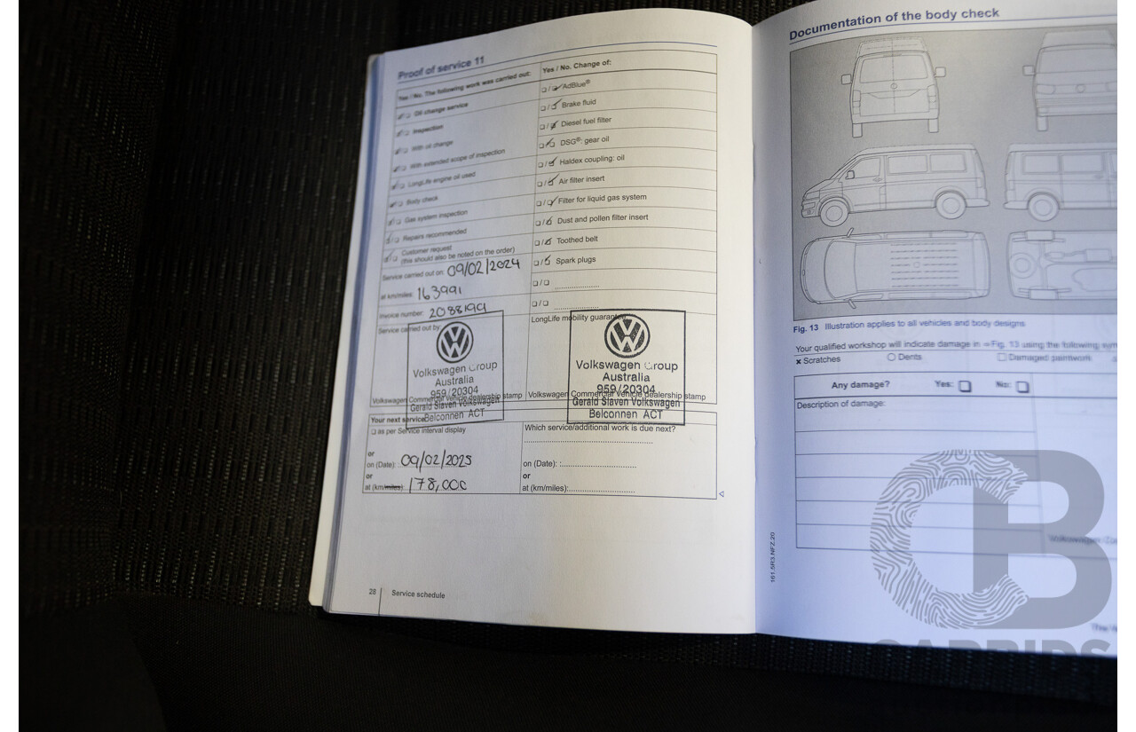 1/2016 Volkswagen Multivan Comfortline TDI340 T6 MY16 4D Wagon Idium Grey Metallic Turbo Diesel 2.0L - 7 Seater
