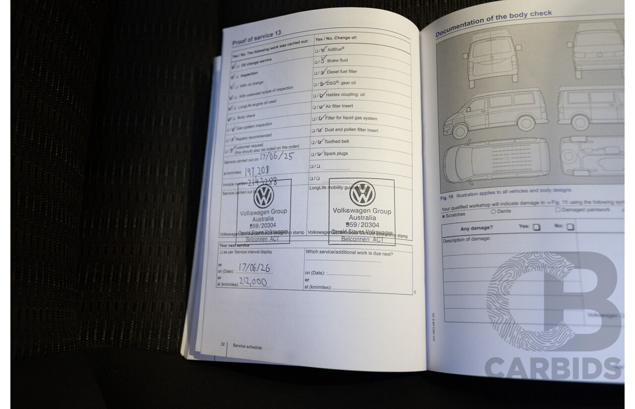1/2016 Volkswagen Multivan Comfortline TDI340 T6 MY16 4D Wagon Idium Grey Metallic Turbo Diesel 2.0L - 7 Seater