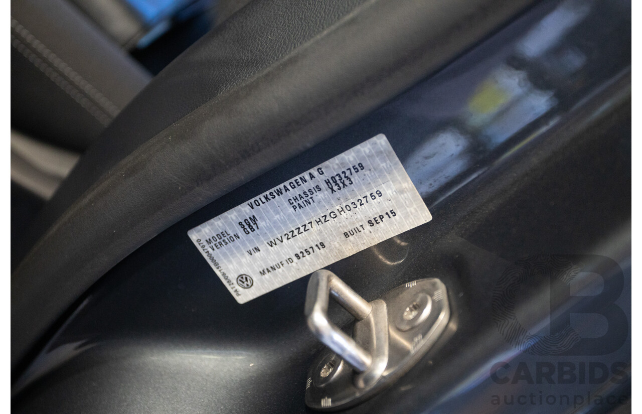 1/2016 Volkswagen Multivan Comfortline TDI340 T6 MY16 4D Wagon Idium Grey Metallic Turbo Diesel 2.0L - 7 Seater