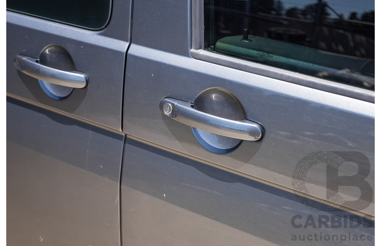 1/2016 Volkswagen Multivan Comfortline TDI340 T6 MY16 4D Wagon Idium Grey Metallic Turbo Diesel 2.0L - 7 Seater