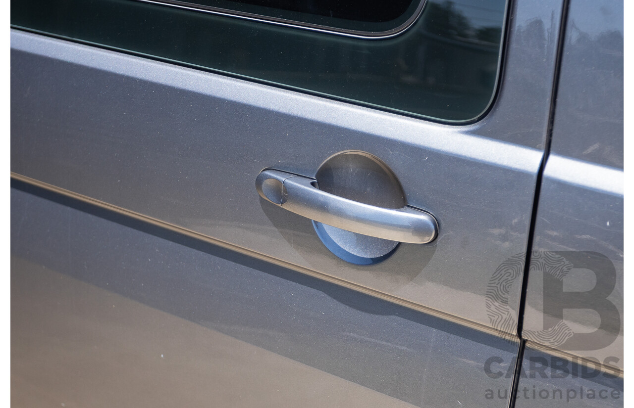 1/2016 Volkswagen Multivan Comfortline TDI340 T6 MY16 4D Wagon Idium Grey Metallic Turbo Diesel 2.0L - 7 Seater