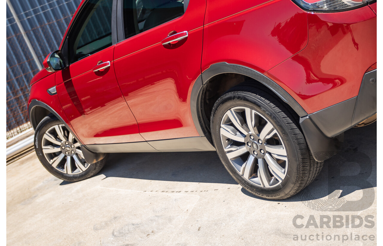 11/2016 Land Rover Discovery Sport TD4 180 HSE Luxury (AWD) LC MY17 4D Wagon Firenze Red Metallic Turbo Diesel 2.0L