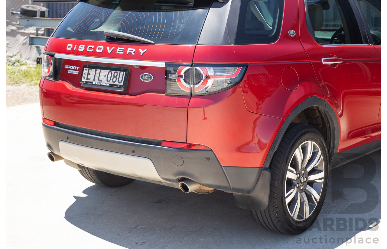 11/2016 Land Rover Discovery Sport TD4 180 HSE Luxury (AWD) LC MY17 4D Wagon Firenze Red Metallic Turbo Diesel 2.0L