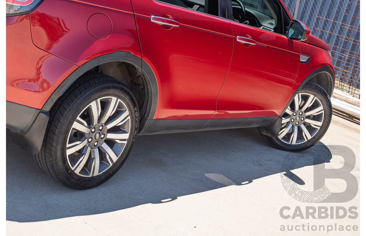 11/2016 Land Rover Discovery Sport TD4 180 HSE Luxury (AWD) LC MY17 4D Wagon Firenze Red Metallic Turbo Diesel 2.0L