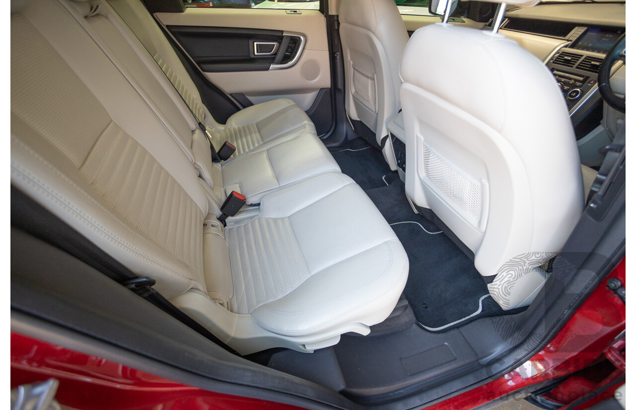 11/2016 Land Rover Discovery Sport TD4 180 HSE Luxury (AWD) LC MY17 4D Wagon Firenze Red Metallic Turbo Diesel 2.0L