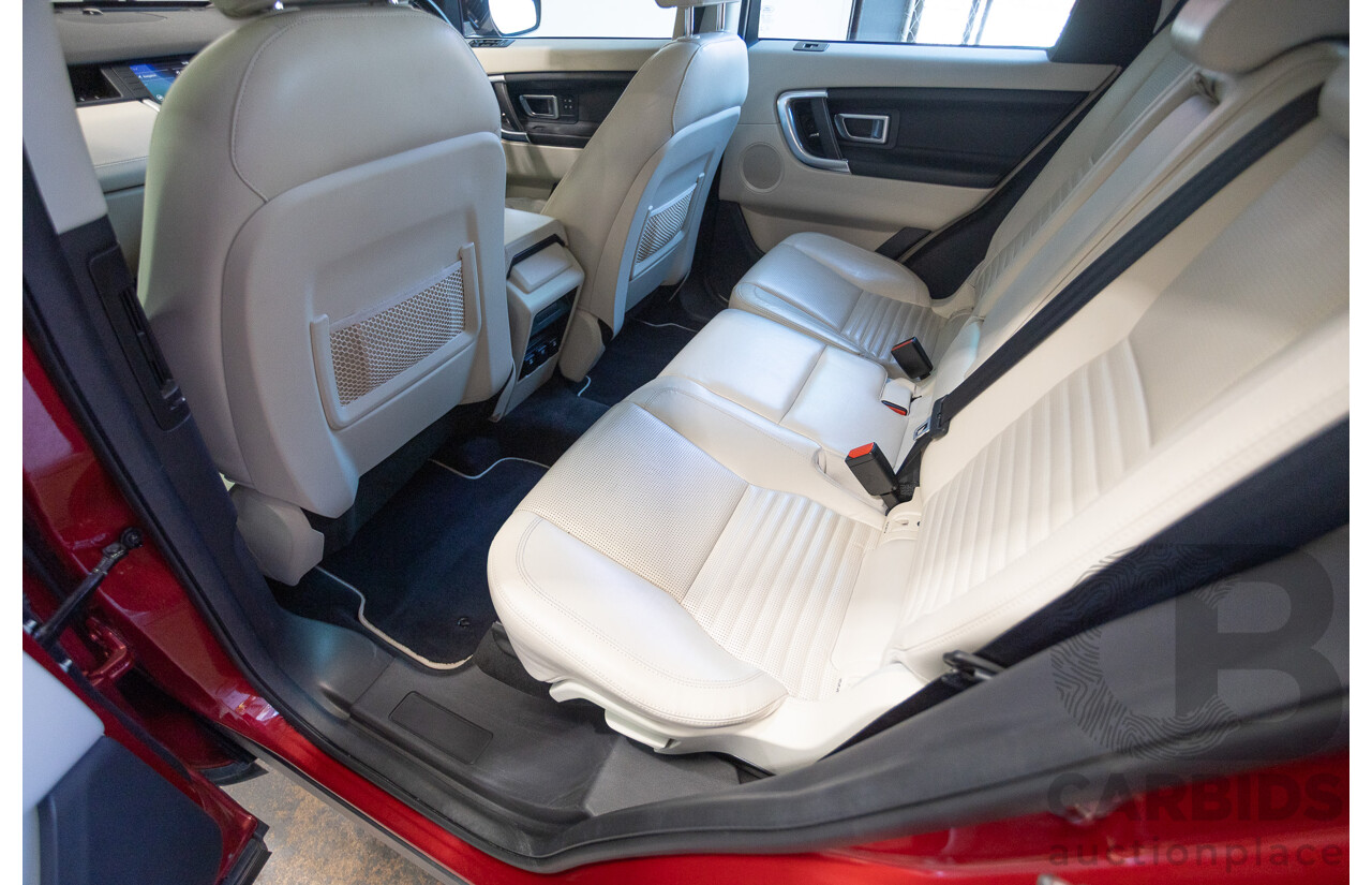 11/2016 Land Rover Discovery Sport TD4 180 HSE Luxury (AWD) LC MY17 4D Wagon Firenze Red Metallic Turbo Diesel 2.0L