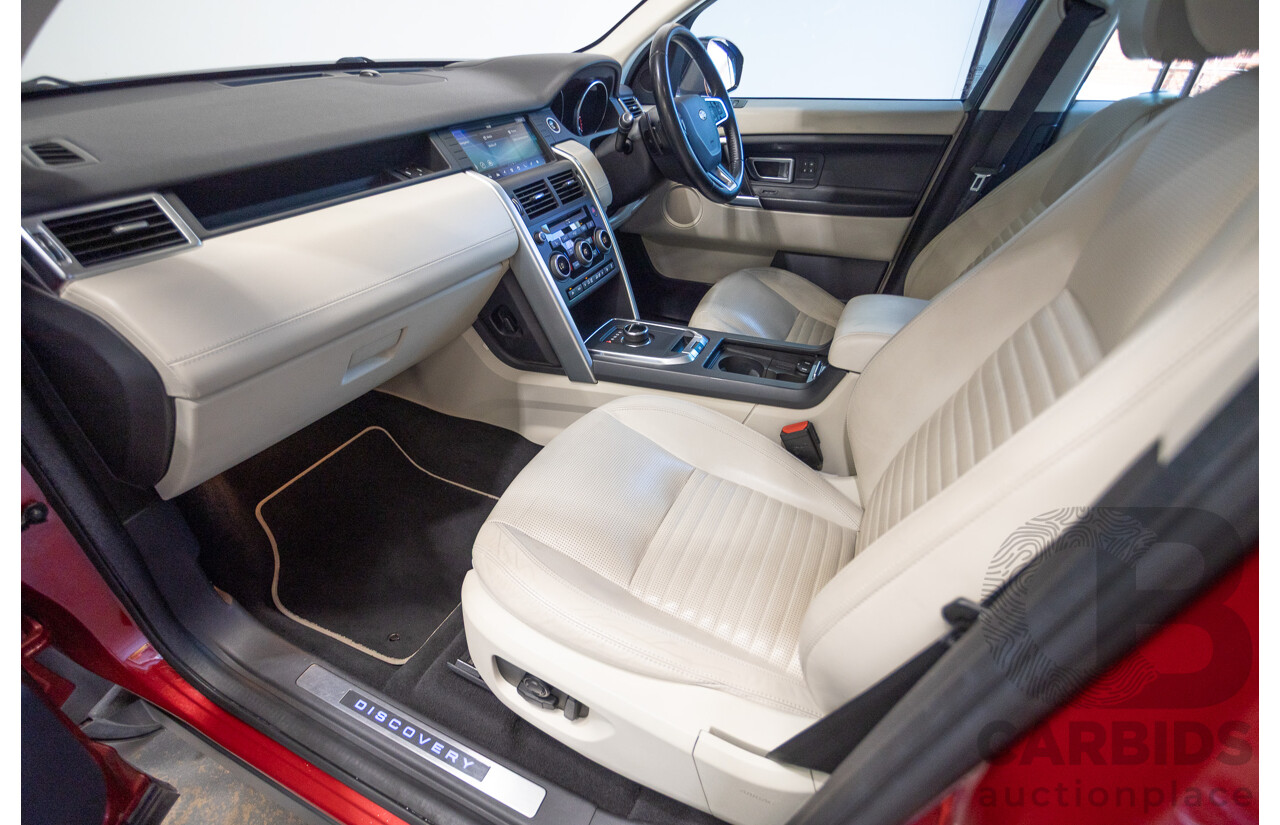 11/2016 Land Rover Discovery Sport TD4 180 HSE Luxury (AWD) LC MY17 4D Wagon Firenze Red Metallic Turbo Diesel 2.0L