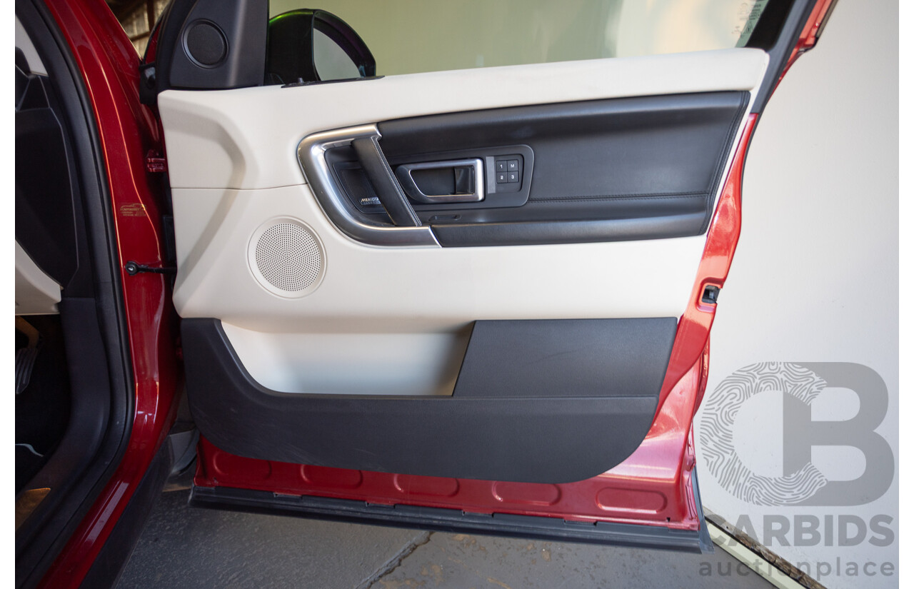 11/2016 Land Rover Discovery Sport TD4 180 HSE Luxury (AWD) LC MY17 4D Wagon Firenze Red Metallic Turbo Diesel 2.0L