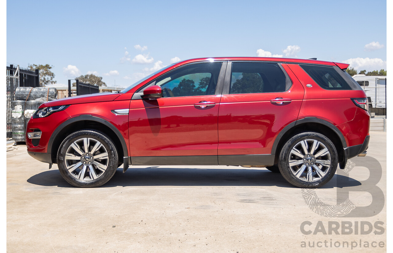 11/2016 Land Rover Discovery Sport TD4 180 HSE Luxury (AWD) LC MY17 4D Wagon Firenze Red Metallic Turbo Diesel 2.0L