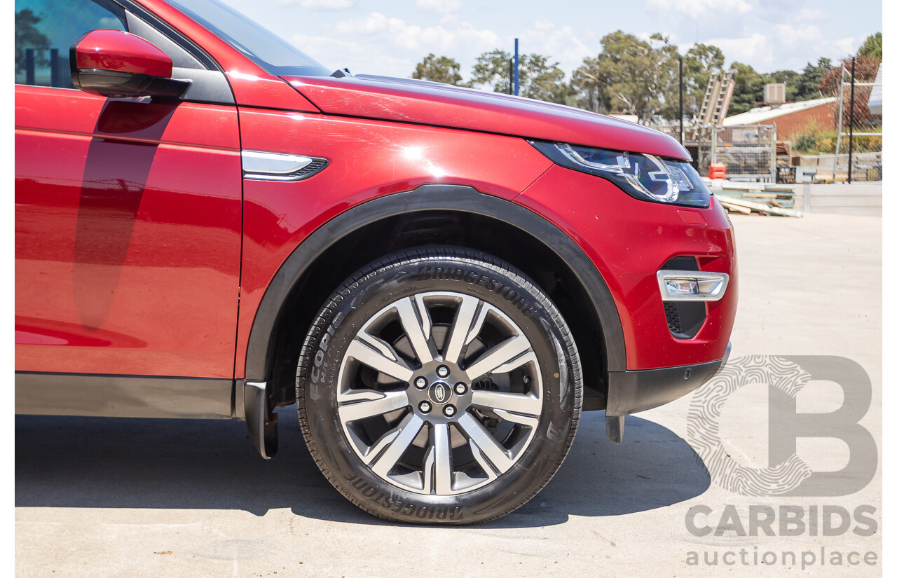 11/2016 Land Rover Discovery Sport TD4 180 HSE Luxury (AWD) LC MY17 4D Wagon Firenze Red Metallic Turbo Diesel 2.0L