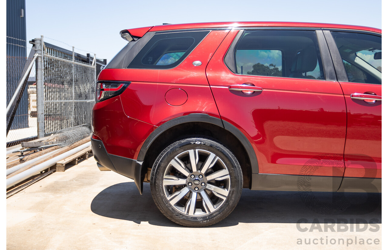 11/2016 Land Rover Discovery Sport TD4 180 HSE Luxury (AWD) LC MY17 4D Wagon Firenze Red Metallic Turbo Diesel 2.0L