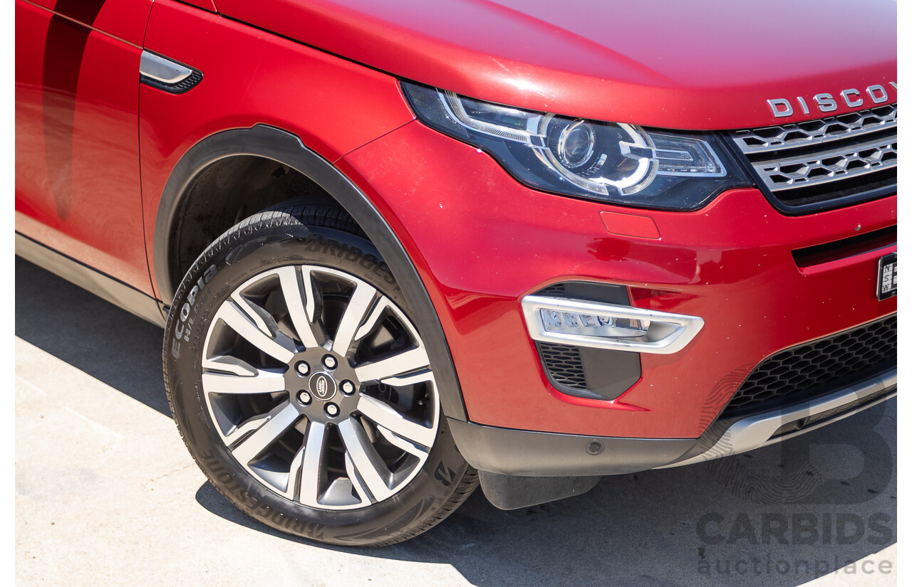 11/2016 Land Rover Discovery Sport TD4 180 HSE Luxury (AWD) LC MY17 4D Wagon Firenze Red Metallic Turbo Diesel 2.0L