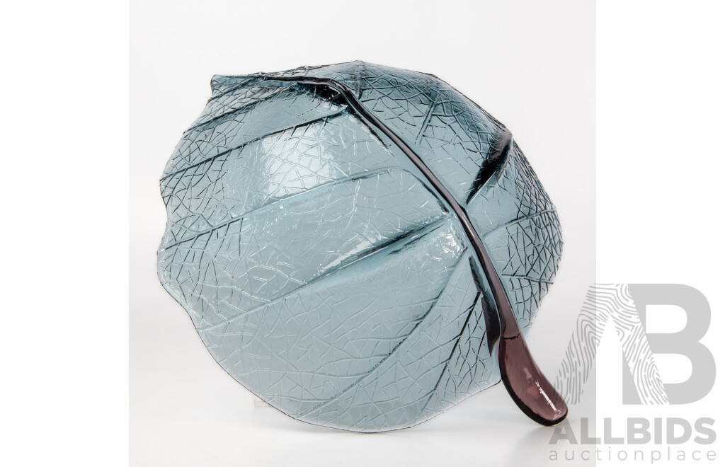 Mats Jonasson Leaf Glass Bowl