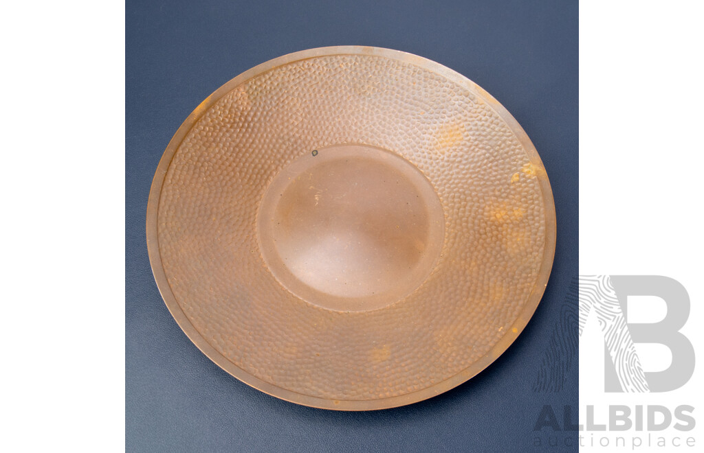 Vintage Rodd Copper Dish with Hammered Finish