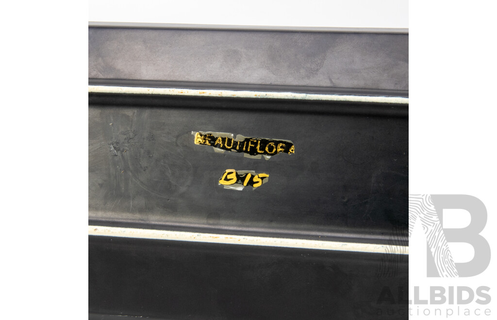 Retro Diana Pottery Beautiflora B15 Ikebana Trough Vase