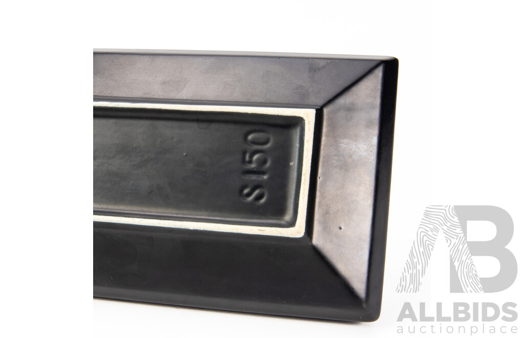 Retro Diana Pottery Beautiflora B15 Ikebana Trough Vase