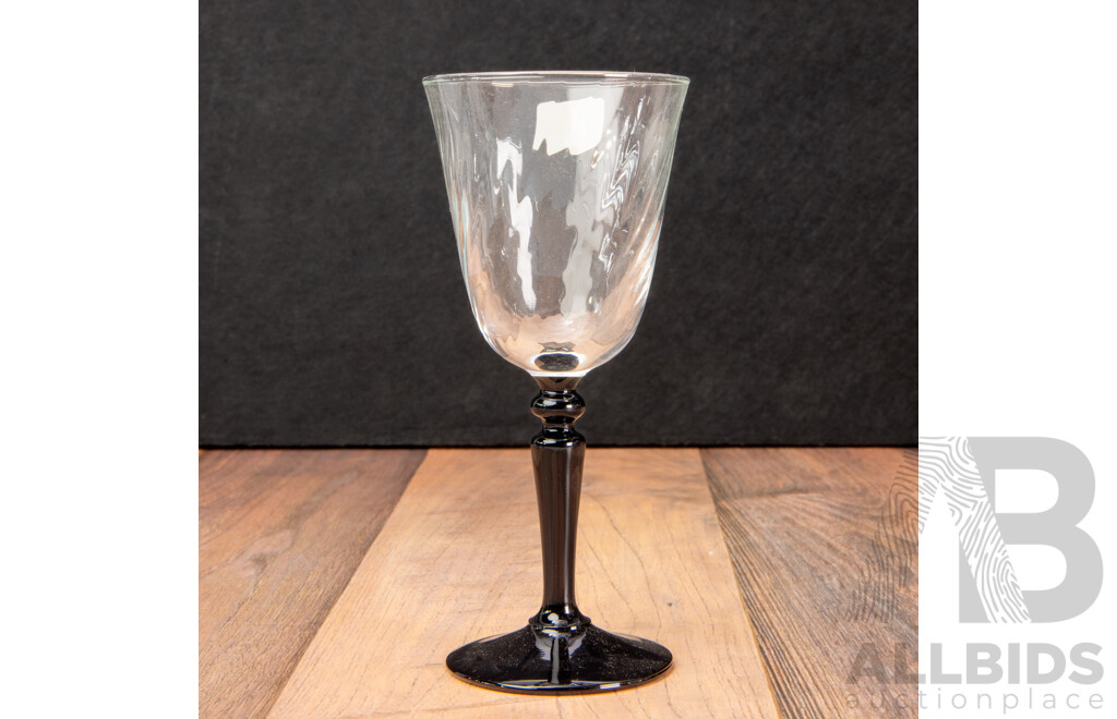 Set of Six Vintage French Luminarc Port Glasses