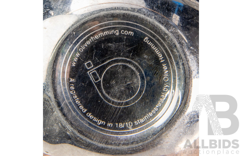 Oliver Hemming Stainless Steel Single Cup Teapot