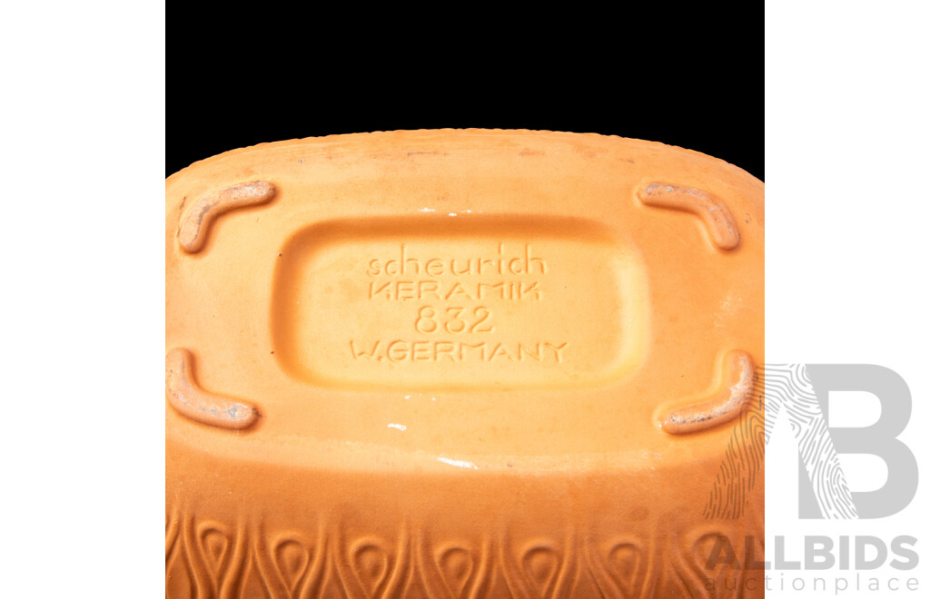 Mid Century Scheurich West German Terracotta Cooking Dish