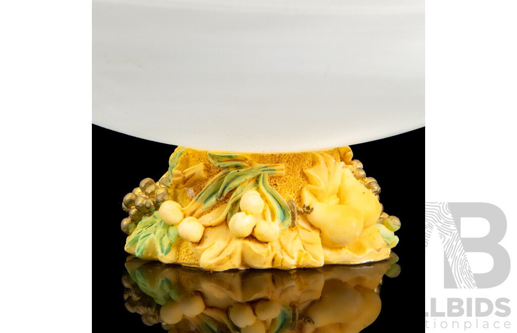 Italian Murano Glass Bowl with Original Label