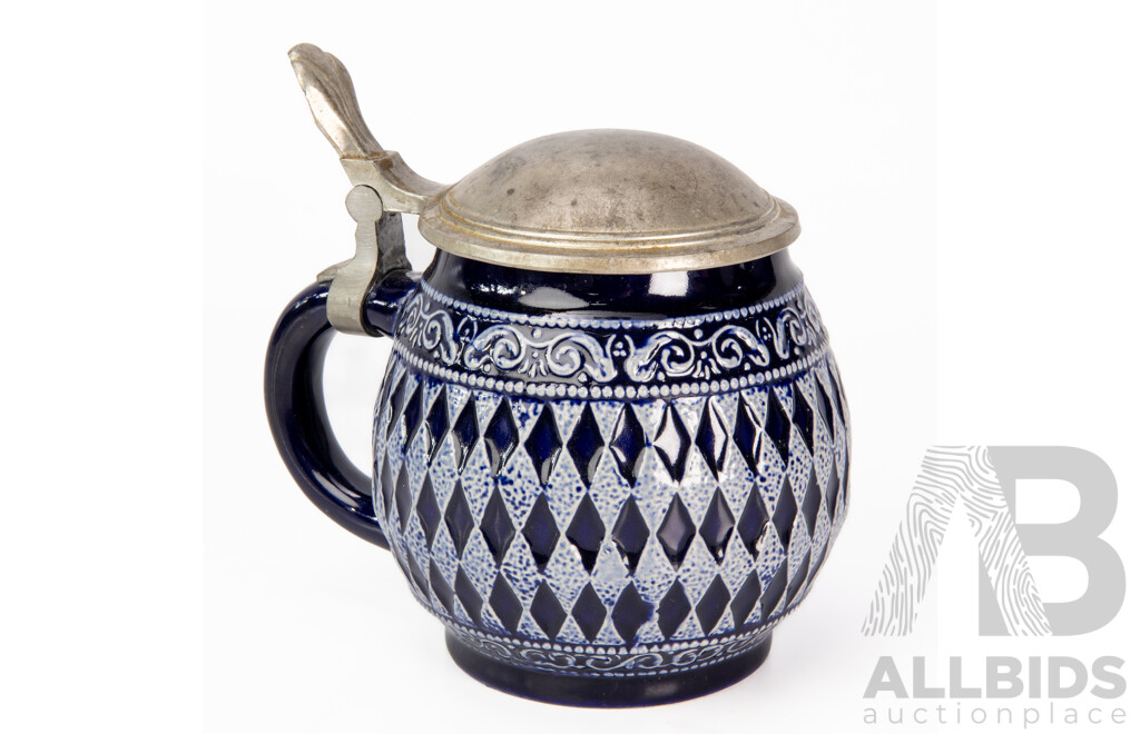 German Marzi and Remy Stoneware Beer Stein