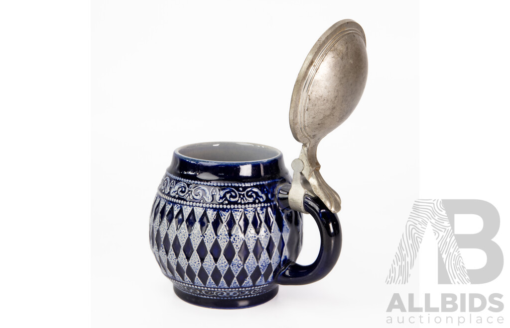 German Marzi and Remy Stoneware Beer Stein