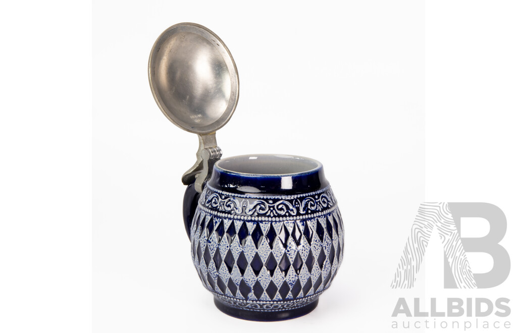 German Marzi and Remy Stoneware Beer Stein