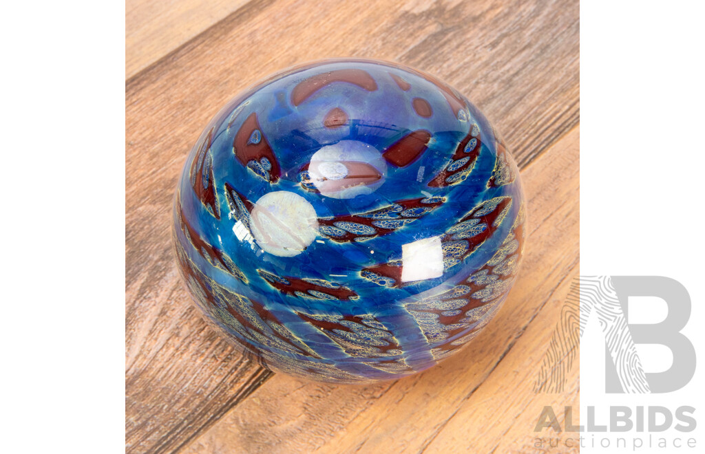Gerry Reilly Studio Glass Paperweight