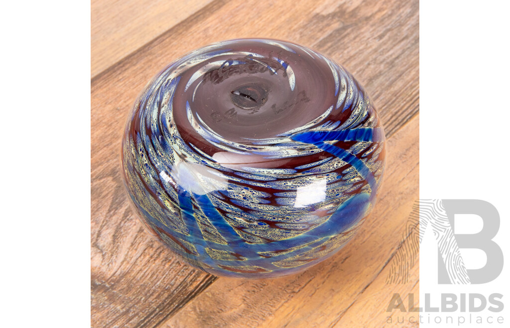 Gerry Reilly Studio Glass Paperweight