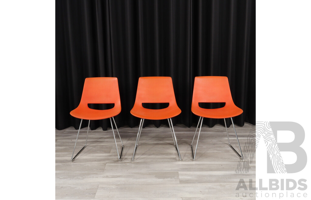 Three Palm Chairs Designed by Lievore Altherr Molina for Arper, Retailed by Style Craft, Italy, C. 2004