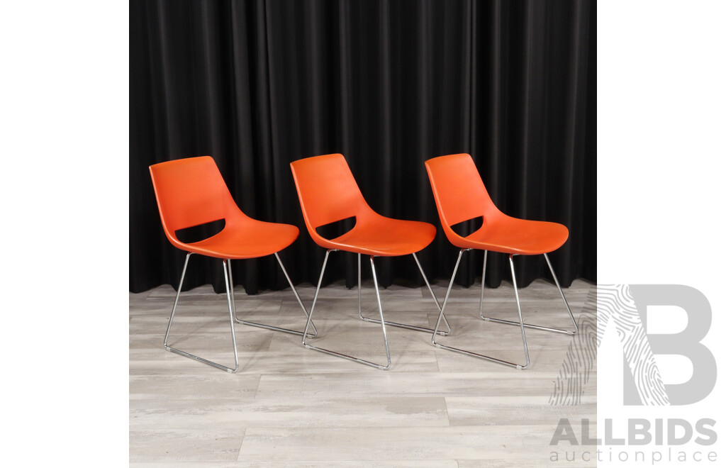 Three Palm Chairs Designed by Lievore Altherr Molina for Arper, Retailed by Style Craft, Italy, C. 2004