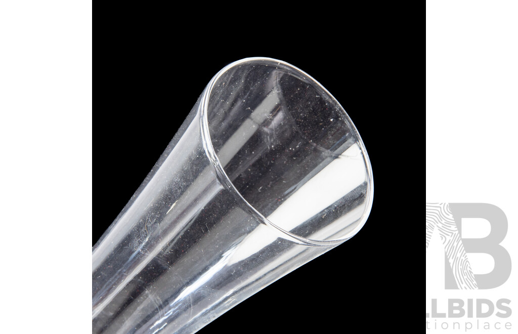 Vintage English Dartington Crystal Wine Carafe